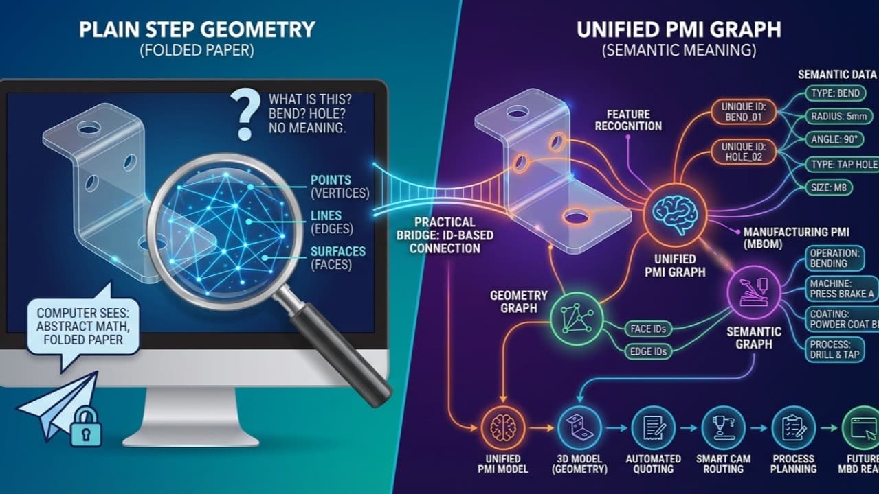 Turning Dumb Geometry into Smart Manufacturing Decisions
